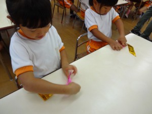 2014　10月7日　年長　制作活動
