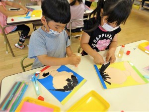 g長ちぎり絵 (4)