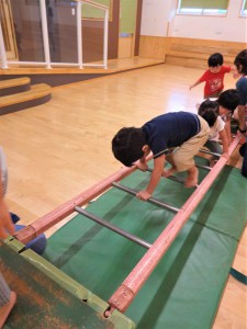 gはしご登り (1)