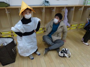 親子で変身 (2)