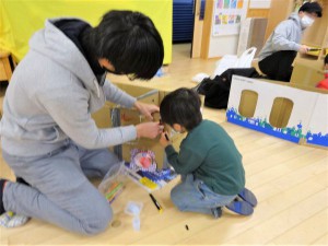 親子で車作り (7)